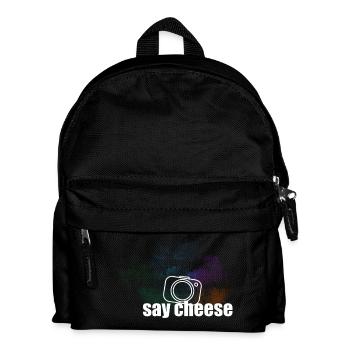Say Cheese blanc - Sac à dos Enfant - noir - Devant