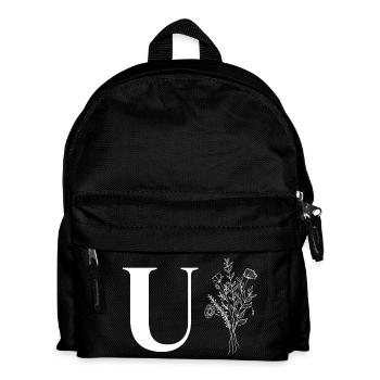 Minimalist flowers - Kids' Backpack - black - Front