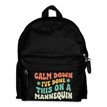 Calmez-vous, j’ai fait ça sur un mannequin ambulancier - Sac à dos Enfant - noir - Devant