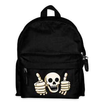 OKI Skull - Kinder Rucksack - Schwarz - Vorne