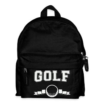 Golf Logo - Sac à dos Enfant - noir - Devant