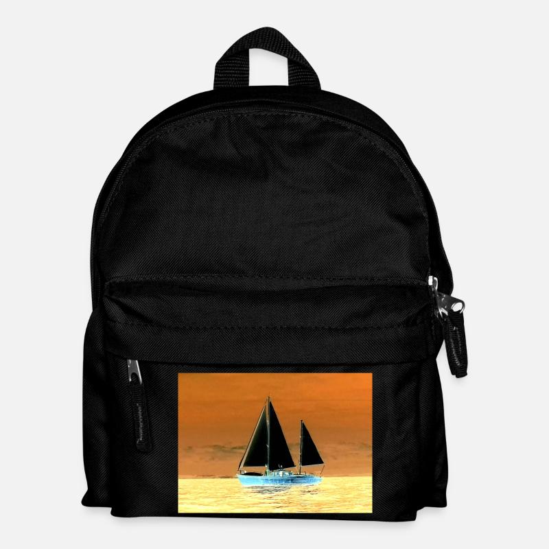 Ho boat - Kids' Backpack - black