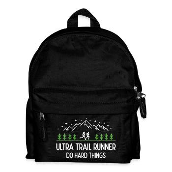 Ultra Trail Runner - Do Hard Things - Kids' Backpack - black - Front