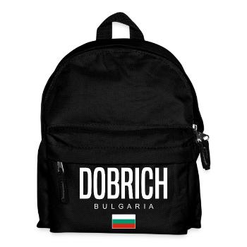 Dobrich Bulgarien - Kinder Rucksack - Schwarz - Vorne