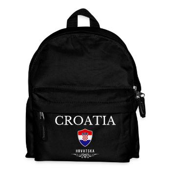 Patriote croate, né en Croatie - Sac à dos Enfant - noir - Devant