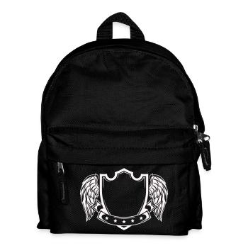 Coat of arms - Kids' Backpack - black - Front