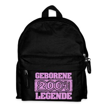 2001 - Kinder Rucksack - Schwarz - Vorne