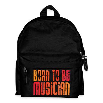 Born to be a musician - Kids' Backpack - black - Front