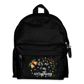 Lustiges Paar Weihnachtsshirt, passende Weihnachten - Kinder Rucksack - Schwarz - Vorne