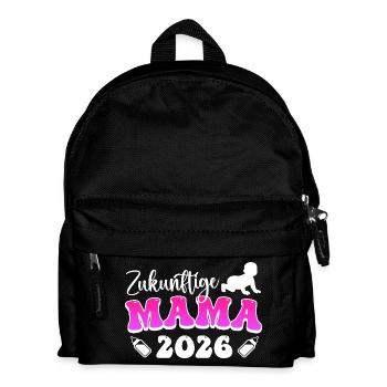 FUTURE MAMAN 2026 Bientôt Maman Drôle - Sac à dos Enfant - noir - Devant