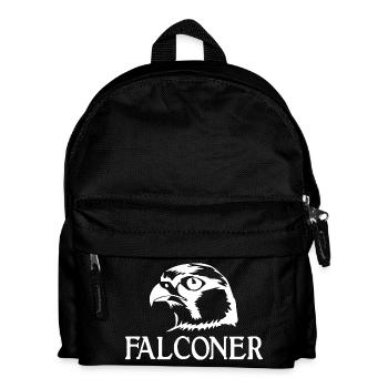 Falconry Falconer Falconer Falconer Falconry Bird of Prey - Kids' Backpack - black - Front