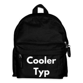 cool guy - Kids' Backpack - black - Front