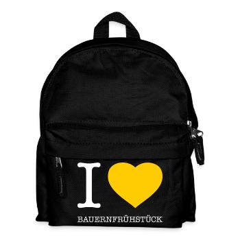 I love farmer's breakfast - Kids' Backpack - black - Front