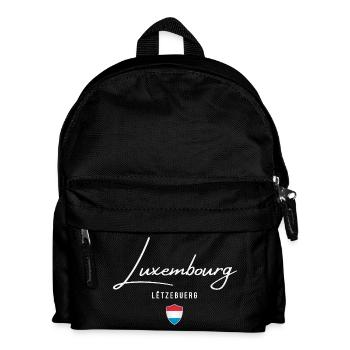 Made in Luxembourg, Luxembourg pride - Kids' Backpack - black - Front