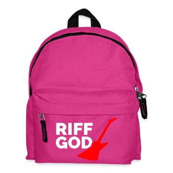 Riff God - Kids' Backpack - fuchsia - Front