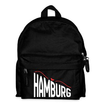 Hamburg - Kids' Backpack - black - Front