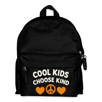 Sympathie anti-harcèlement, Lève-toi - Sac à dos Enfant - noir - Devant