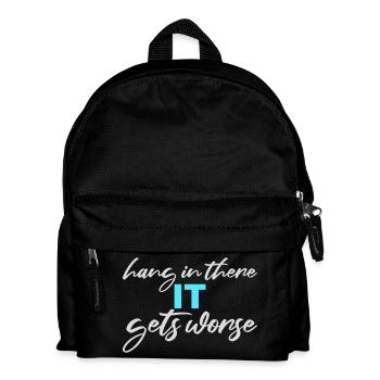 Tiens bon, ça empire. Drôle de plaisir. Dire - Sac à dos Enfant - noir - Devant