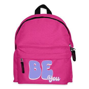 Just be YOU - Kids' Backpack - fuchsia - Front