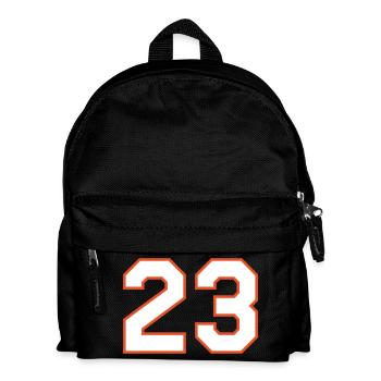23 Basketball-Legende - Kinder Rucksack - Schwarz - Vorne