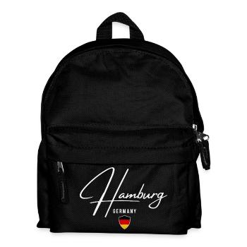 Hamburg Germany, elegant design Hamburg - Kids' Backpack - black - Front
