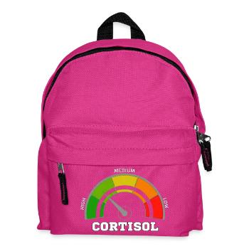 Funny Low cortisol Hilarious Stress Free Cortisol - Kids' Backpack - fuchsia - Front