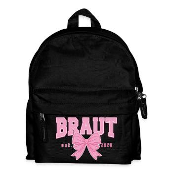 Braut Junggesellinnenabschied Team Partnerlook - Kinder Rucksack - Schwarz - Vorne