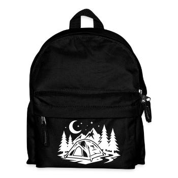 Tent Camping Forest - Kids' Backpack - black - Front