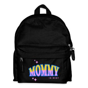 Mommy Is Best Pop Art Design - Kids' Backpack - black - Front
