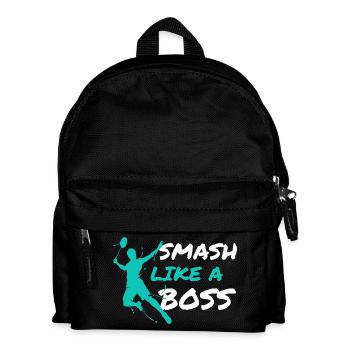 Badminton Player Badminton Coach Badminton Smash - Kids' Backpack - black - Front