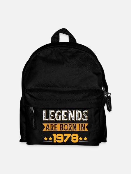 Birthday born in 1978 - Kinder Rucksack - Schwarz
