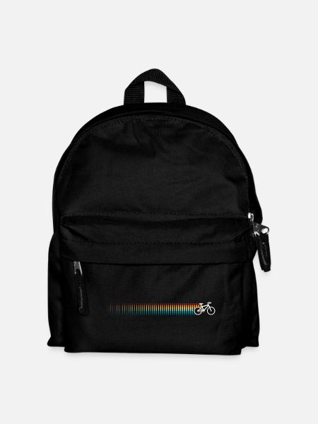 Retro Bicycle - Kids' Backpack - black
