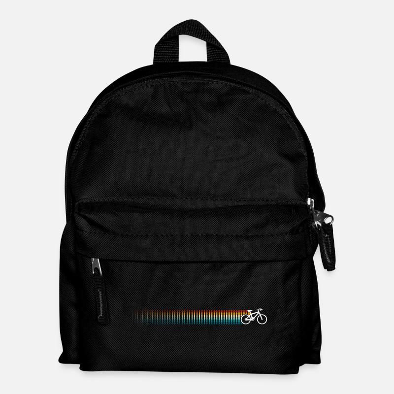 Retro Bicycle - Kids' Backpack - black