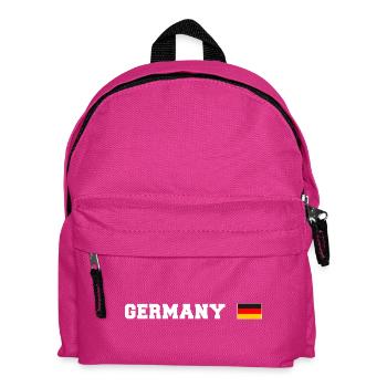 Deutschland T-Shirt Germany - Kinder Rucksack - Fuchsia - Vorne