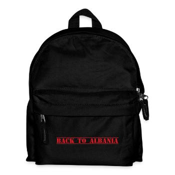 Albanie Albanais - Sac à dos Enfant - noir - Devant