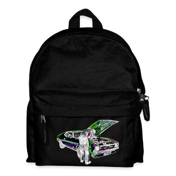 Schrauber Iinvert - Kinder Rucksack - Schwarz - Vorne