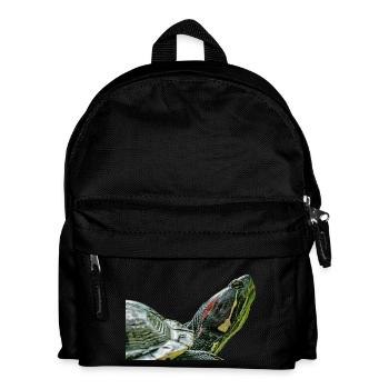 tortue de tortue - Sac à dos Enfant - noir - Devant