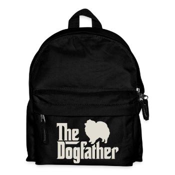 Le Dogfather - Spitz Poméranie Poméranie - Sac à dos Enfant - noir - Devant