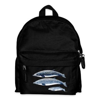 Blainville's beaked whale - zifio - Baleine à bec - Kids' Backpack - black - Front