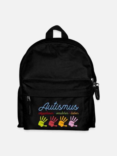 Autismus - Kinder Rucksack - Schwarz