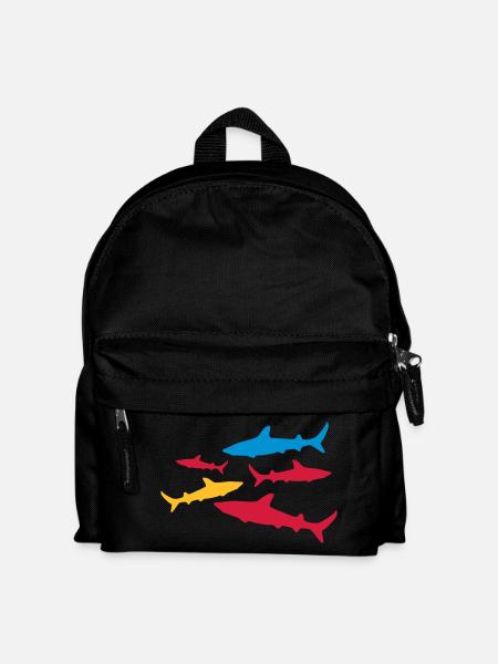 shark - Kids' Backpack - black