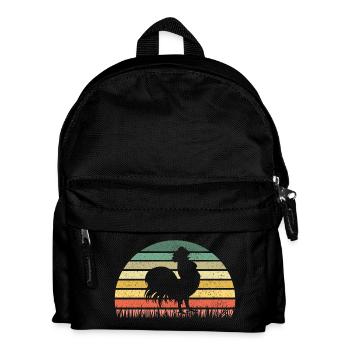 Chicken Chicken - Kids' Backpack - black - Front