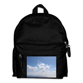 Awesome Blue Sky Clouds Pattern - Summer Vacation - Kids' Backpack - black - Front