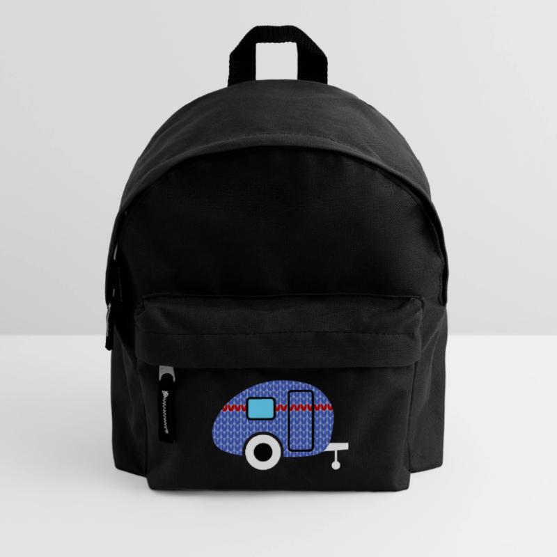 Caravan Knitting Pattern Caravan Camping Winter Kids' Backpack
