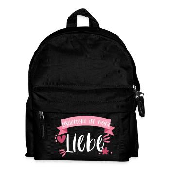 Klettern Eisklettern Wintersport Eis Geschenk - Kinder Rucksack - Schwarz - Vorne