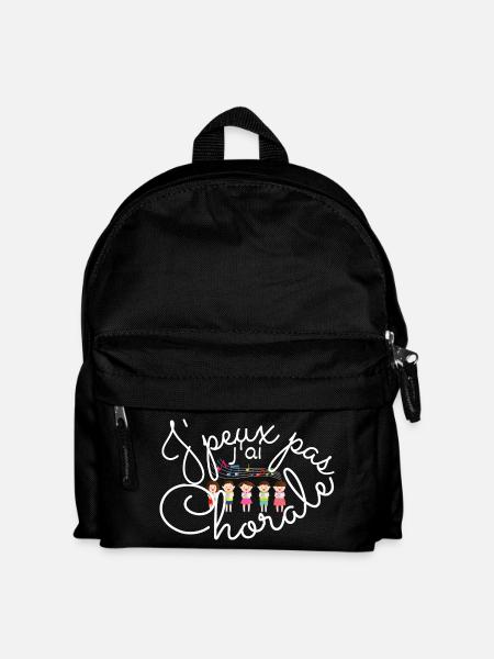J'peux pas j'ai Chorale - Sac à dos Enfant - noir