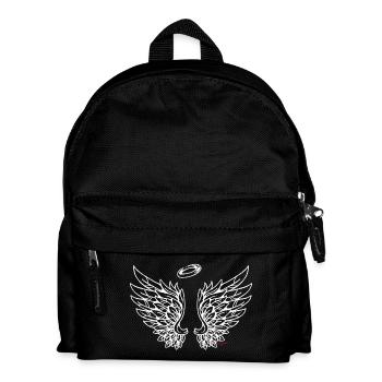 Wings Flügel Engelchen Engelsflügel - Kinder Rucksack - Schwarz - Vorne