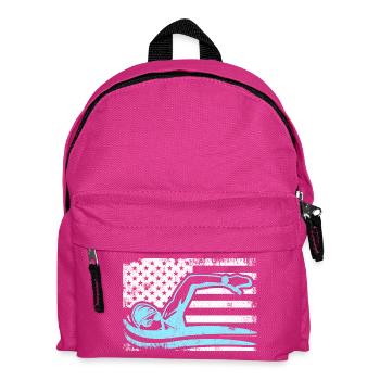 Nageur patriote - Sac à dos Enfant - fuchsia - Devant