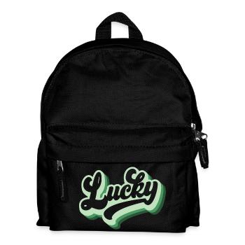 Cadeau de la Saint-Patrick Trèfle Hommes, Femmes, Enfants - Sac à dos Enfant - noir - Devant