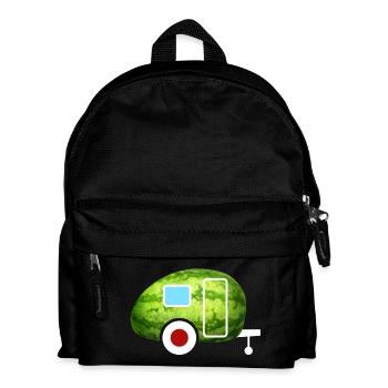 Melon Caravan Caravan Retro Summer Camping Fan - Sac à dos Enfant - noir - Devant